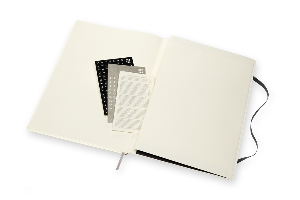Professional diář-zápisník Moleskine tvrdý černý A4