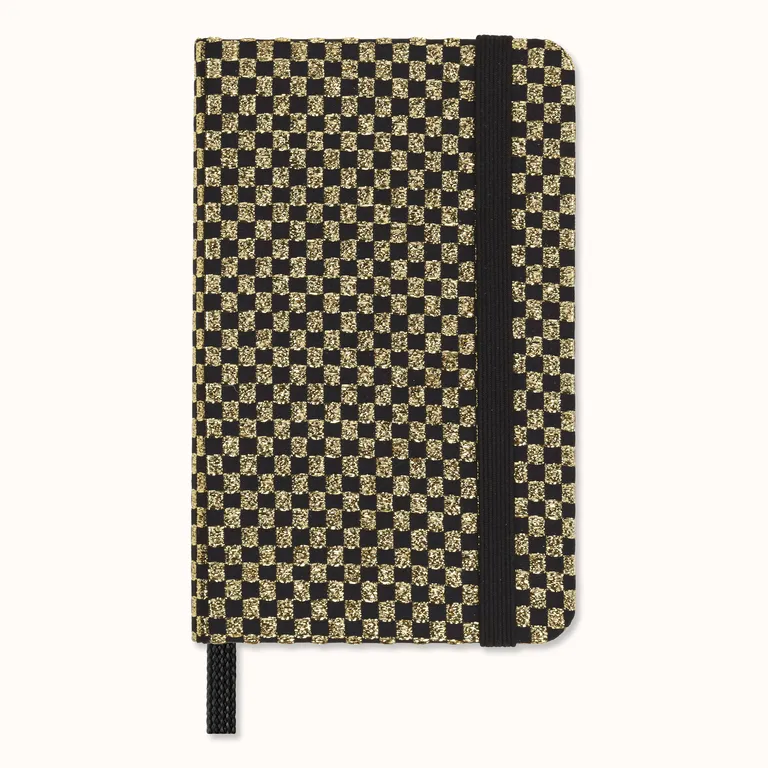 Shine zápisník Moleskine čistý zlatý XS v dárkové krabici