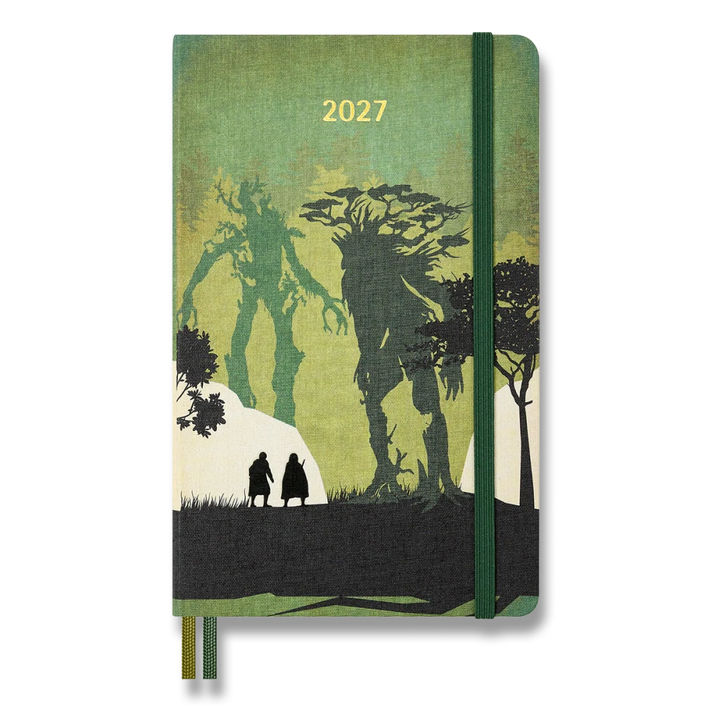 Diář MOLESKINE 2027 denní tvrdý The Lord of the Rings L Merry and Pippin