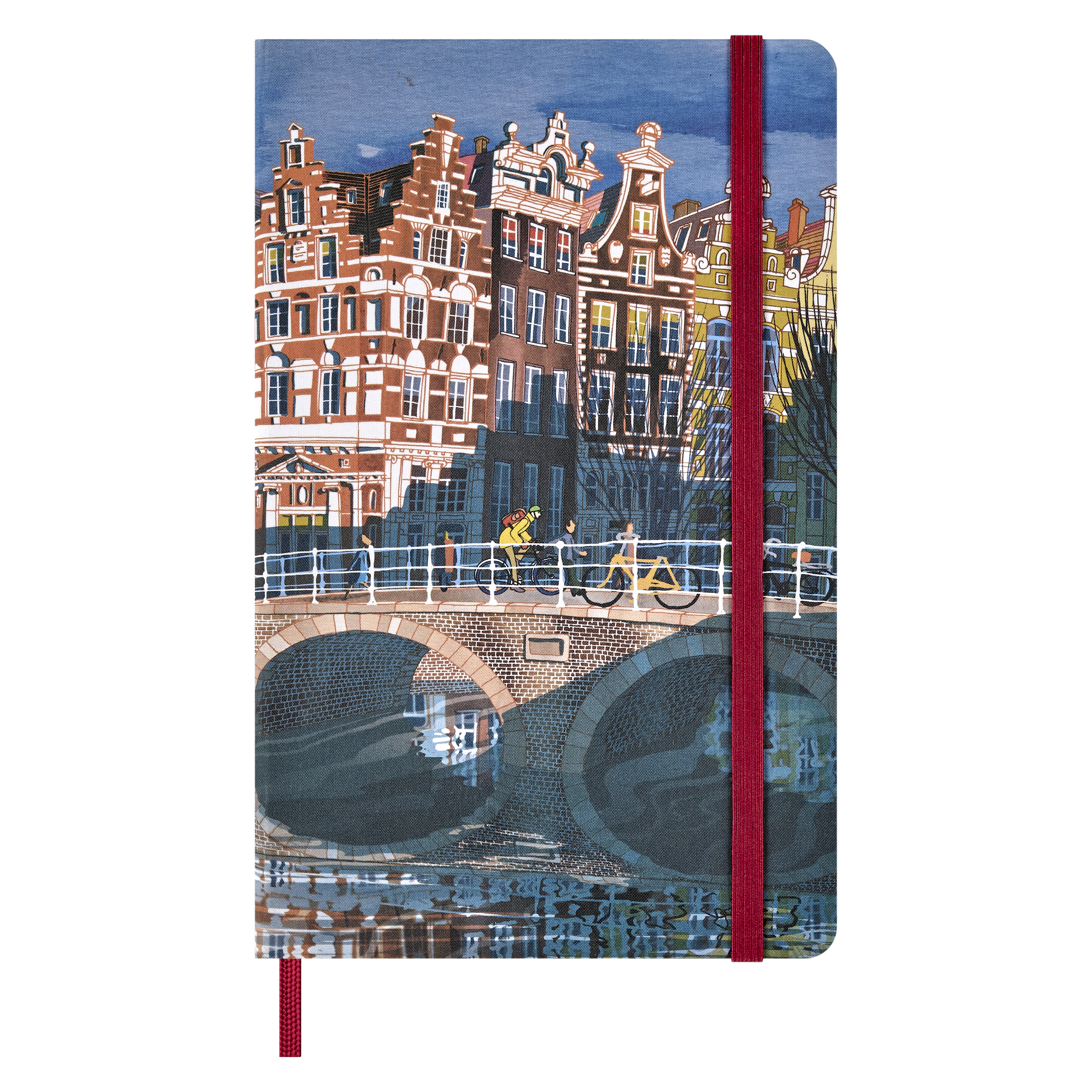 I Am Amsterdam zápisník Moleskine linkovaný tvrdý L