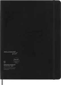 Smart zápisník Moleskine měkký linkovaný černý XL