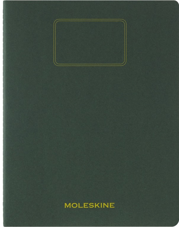 Sešit Moleskine Student Cahier 1 ks linkovaný zelený XXL