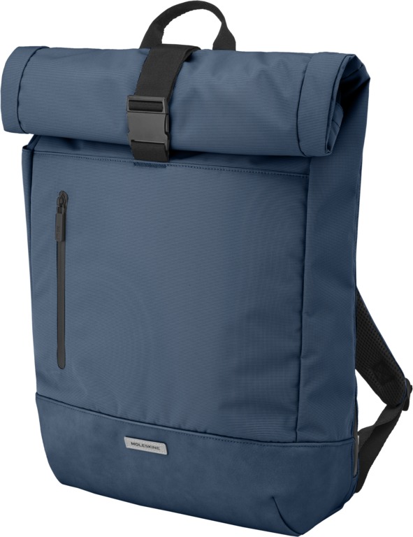 Batoh Moleskine Metro Rolltop modrý