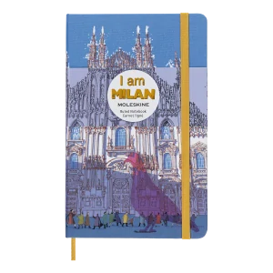 I am Milan zápisník Moleskine linkovaný tvrdý L