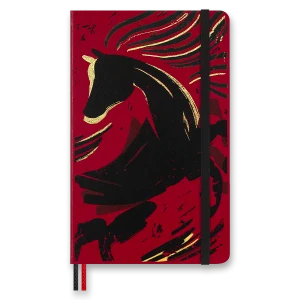 Zápisník Moleskine Horse Wood linkovaný L