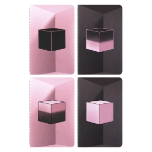 Sešity Moleskine Cahier BLACKPINK 4 ks čistý S