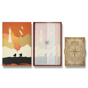 Zápisník MOLESKINE The Lord of the Rings linkovaný L Frodo and Sam v dárkové krabici