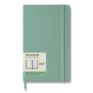 Plánovací zápisník Moleskine 2027 CP tvrdý zelený L