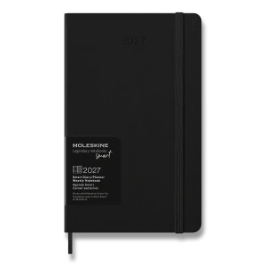 Smart plánovací zápisník Moleskine 2027 tvrdý černý L