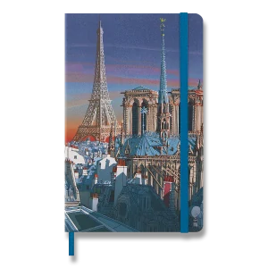 I Am Paris zápisník Moleskine linkovaný tvrdý L
