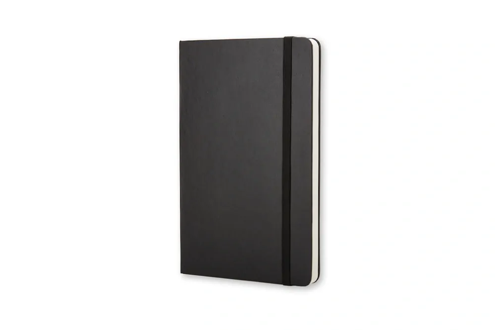 Zápisník Moleskine tvrdý čistý černý L