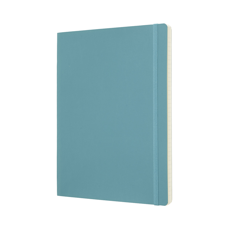 Zápisník Moleskine měkký linkovaný modrozelený XL
