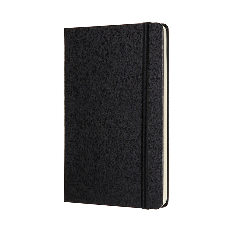 Zápisník Moleskine tvrdý čistý černý M