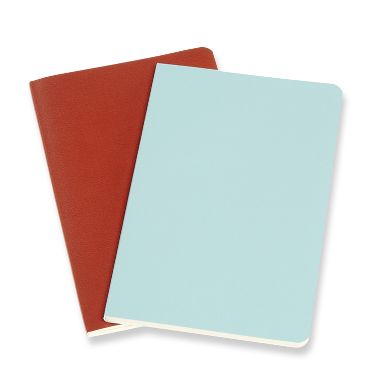 Volant zápisníky Moleskine 2 ks čistý oranžový a modrý S