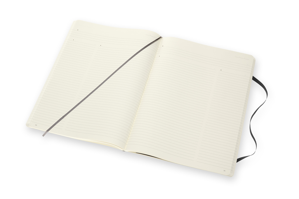 Professional diář-zápisník Moleskine měkký černý A4