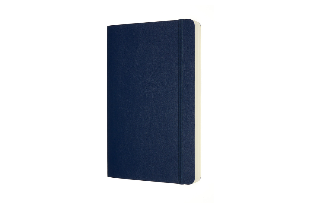 Zápisník Moleskine Expanded měkký čistý modrý L