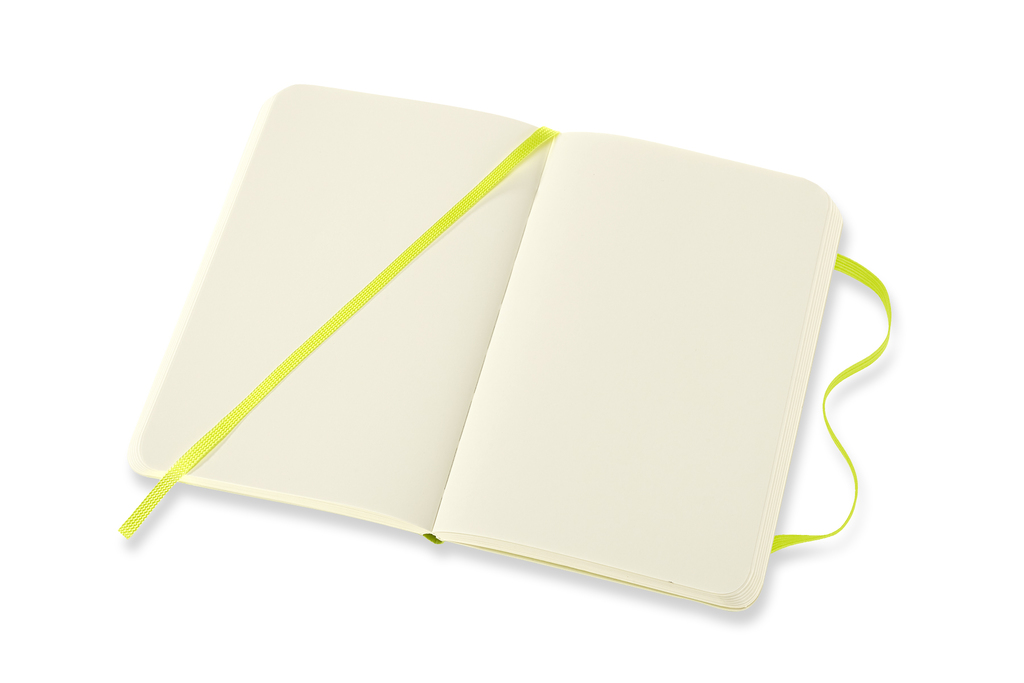 Zápisník Moleskine měkký čistý žlutozelený S