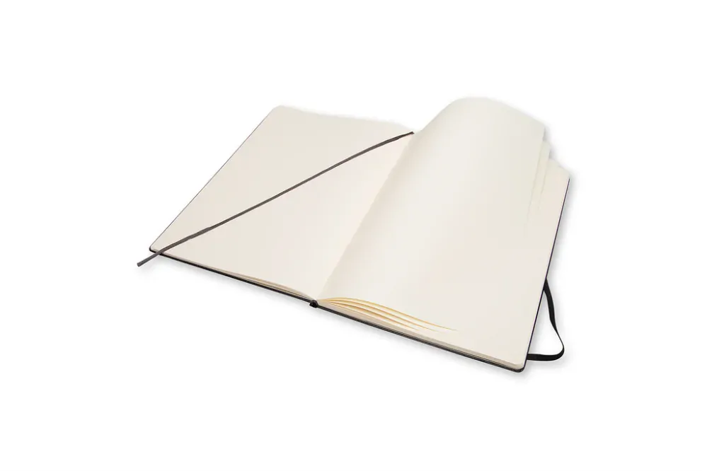 Skicář Moleskine tvrdý černý A4