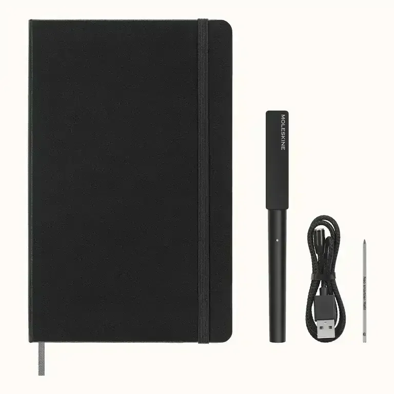 Smart writing set- Smart pen 3 + Smart zápisník linkovaný černý L