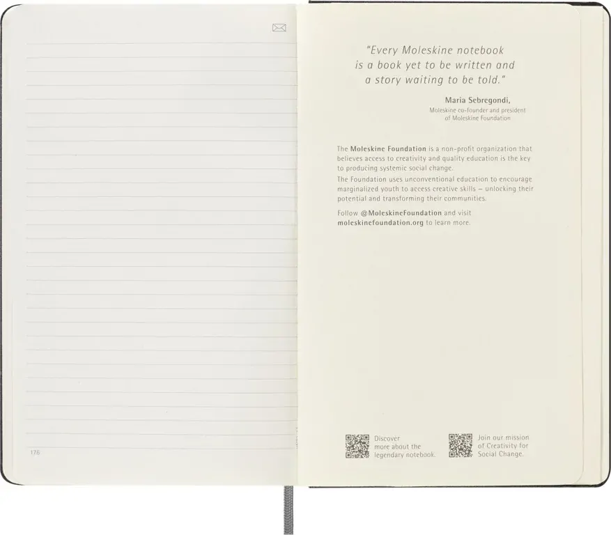Smart zápisník Moleskine tvrdý linkovaný černý L