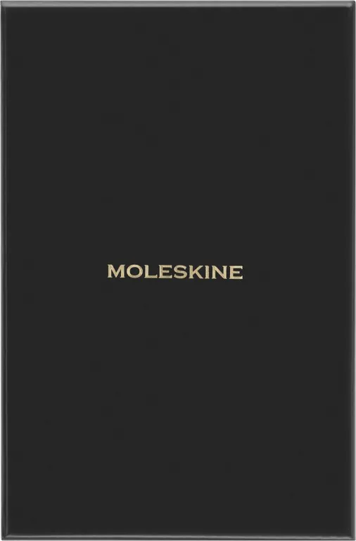 Precious & Ethical Vegea zápisník Moleskine linkovaný černý L v dárkové krabici