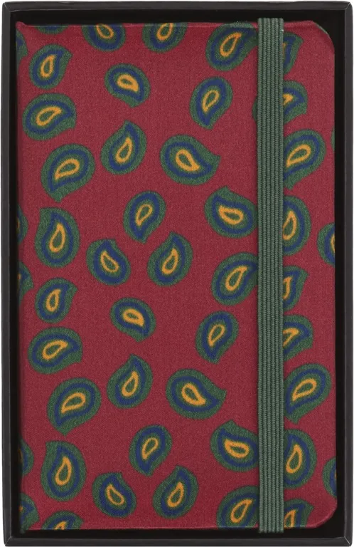 Silk zápisník Moleskine čistý bordeaux vínový XS v dárkové krabici