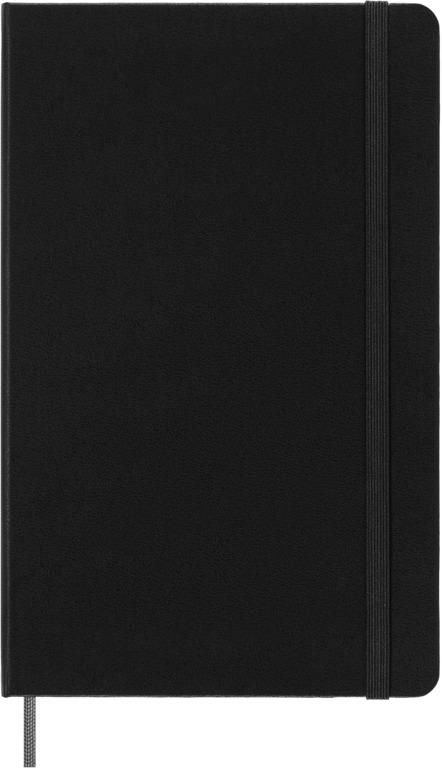 Smart zápisník Moleskine tvrdý čistý černý L