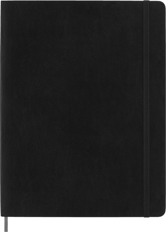 Smart zápisník Moleskine měkký čistý černý XL