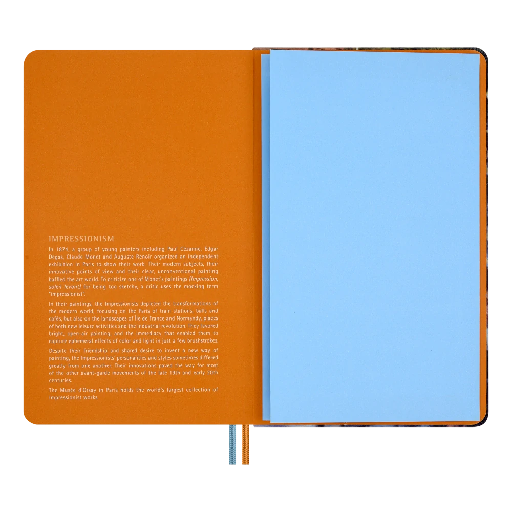 Impressionism zápisník Moleskine linkovaný L