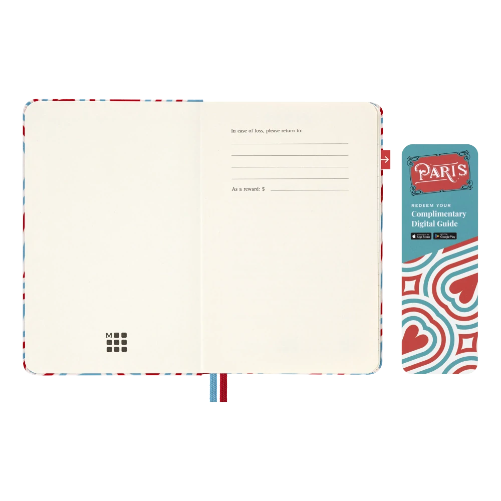 Zápisník Moleskine LUXE Paris čistý/linkovaný tvrdý S