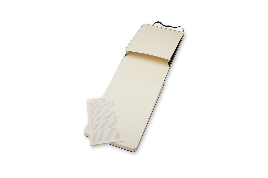 Reportér Moleskine tvrdý linkovaný černý S