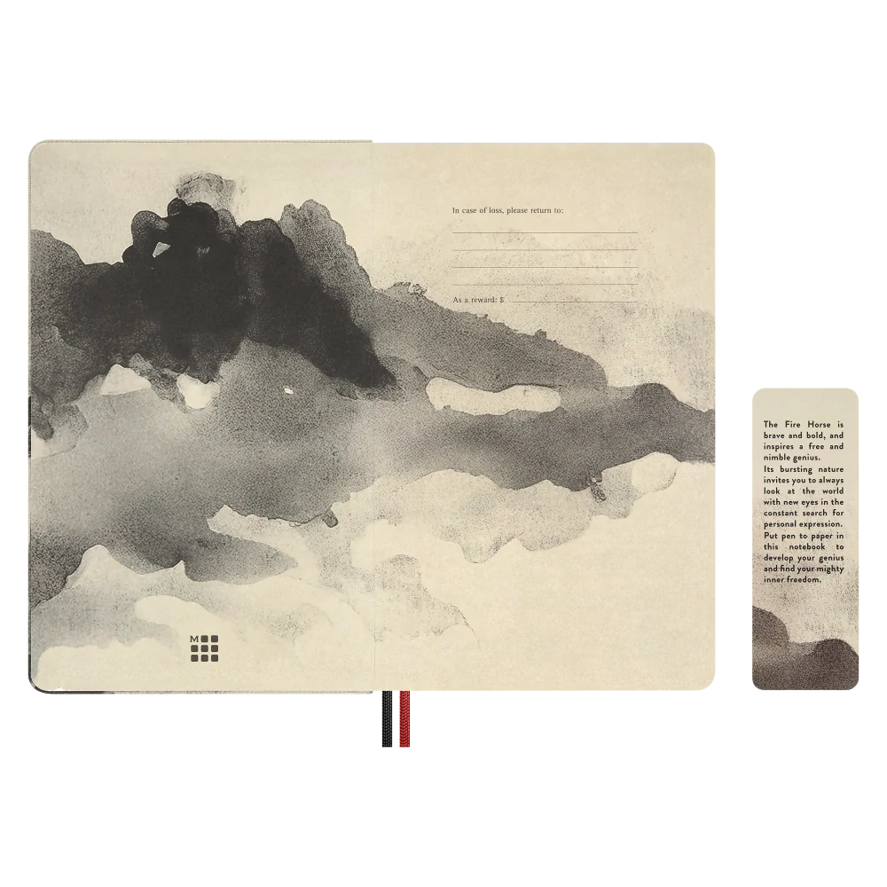 Zápisník Moleskine Horse Calligraphy linkovaný L