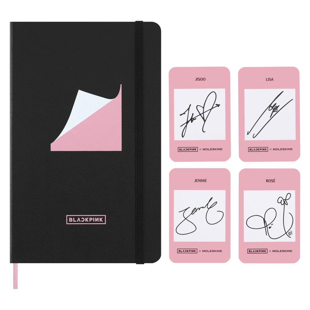 Zápisník Moleskine BLACKPINK linkovaný L