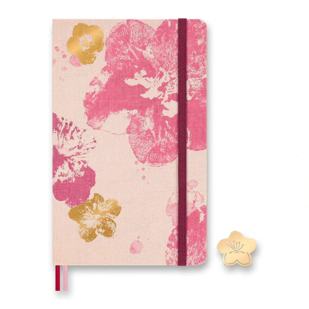 Sakura zápisník Moleskine linkovaný tvrdý S v dárkové krabici