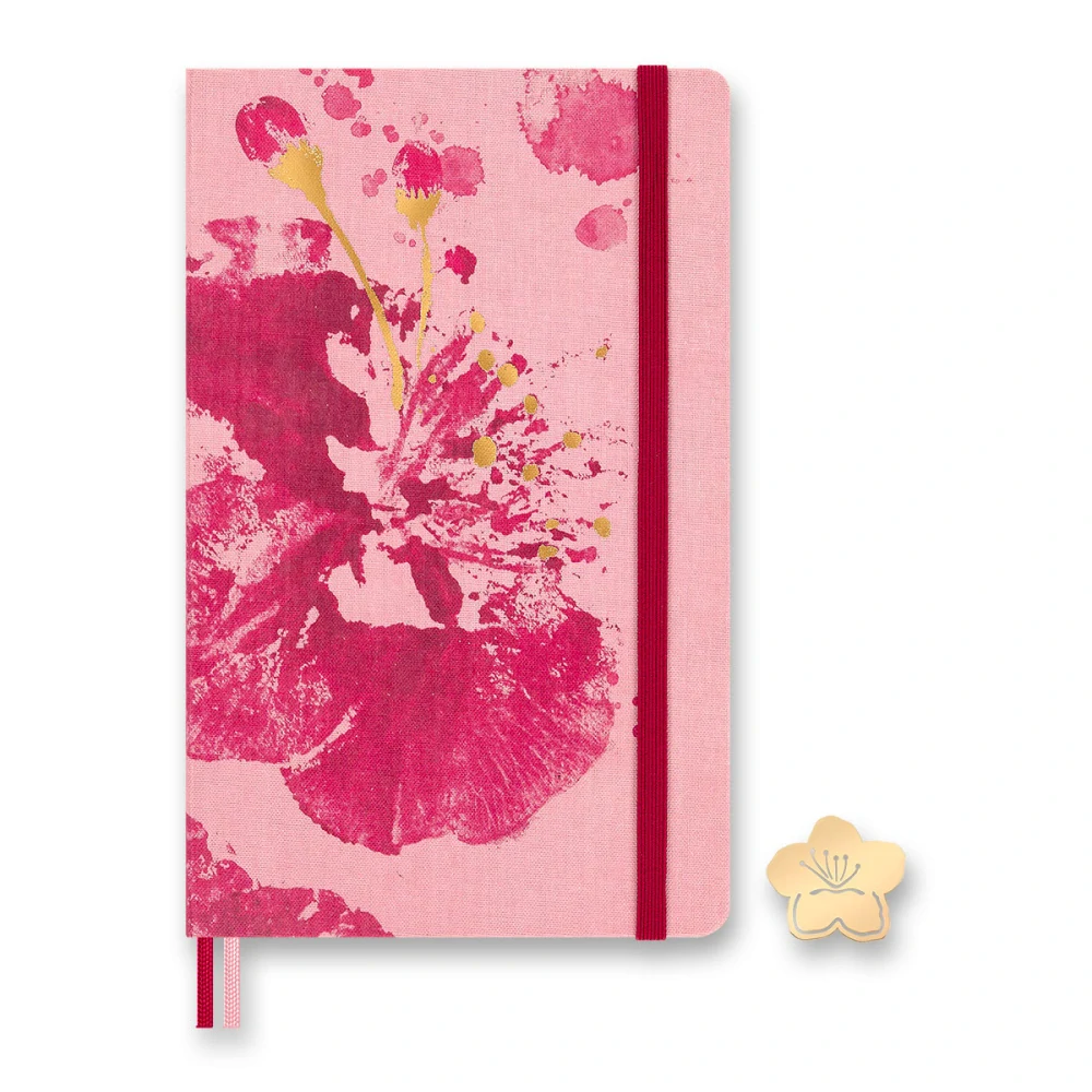 Sakura zápisník Moleskine tvrdý čistý L v dárkové krabici