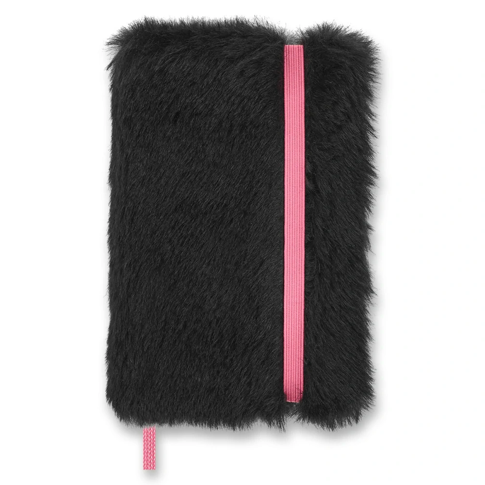 Zápisník Moleskine BLACKPINK Faux Fur čistý XS v dárkové krabici