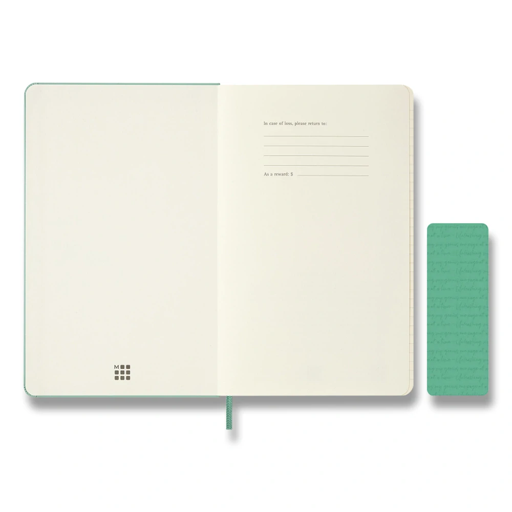 Zápisník Moleskine CP tvrdý linkovaný světle zelený L