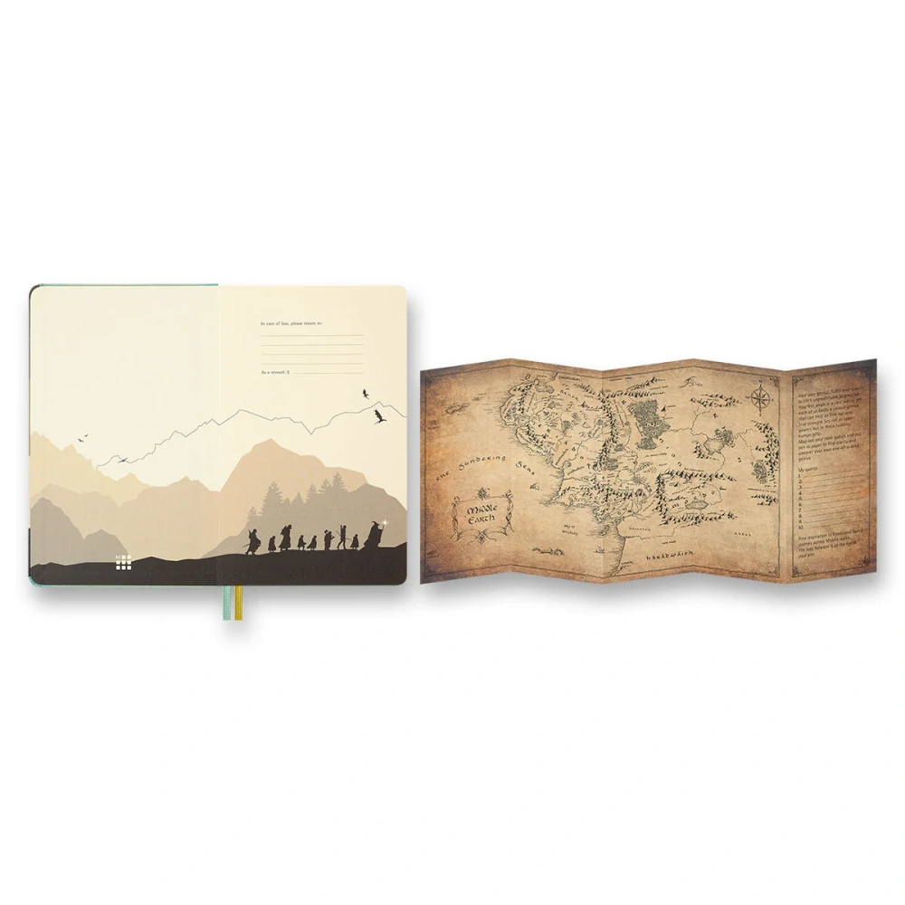 18měsíční týdenní diář Moleskine 2026-2027 The Lord of the Rings L