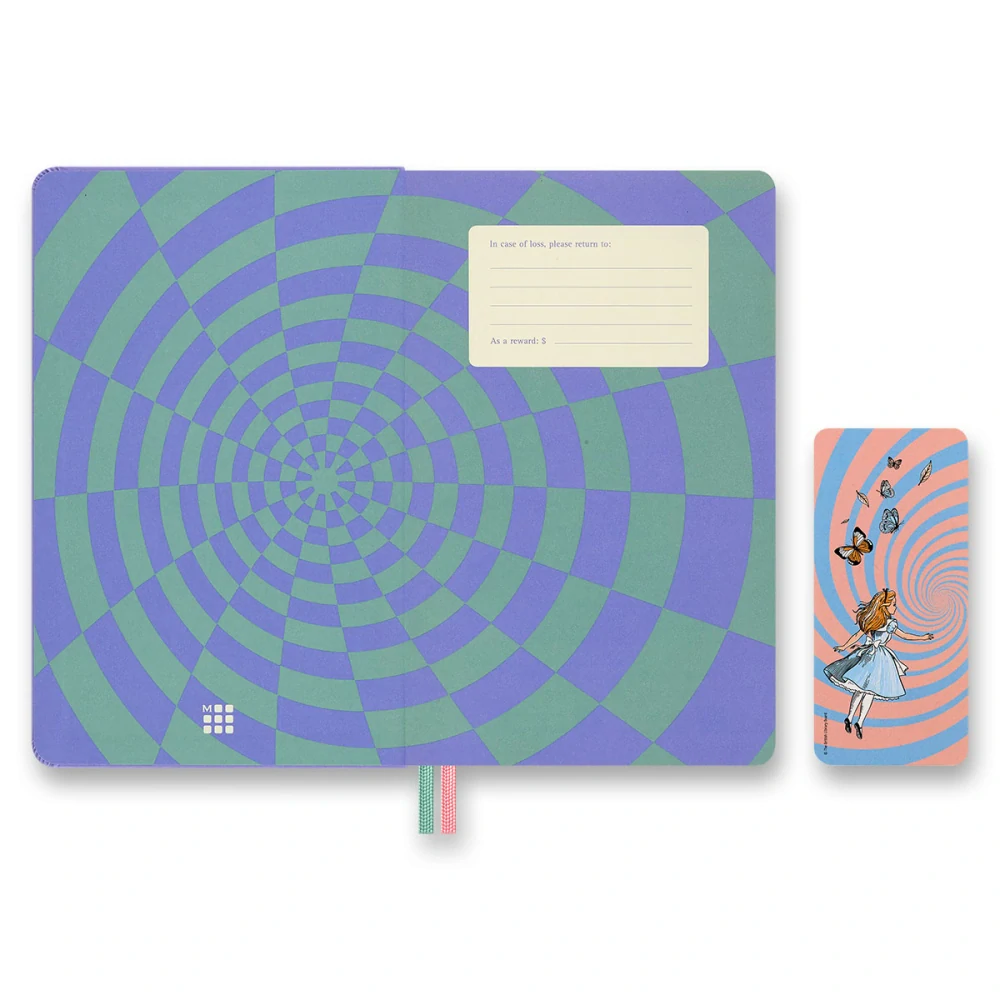 18měsíční týdenní diář Moleskine 2026-2027 Alice in Wonderland L