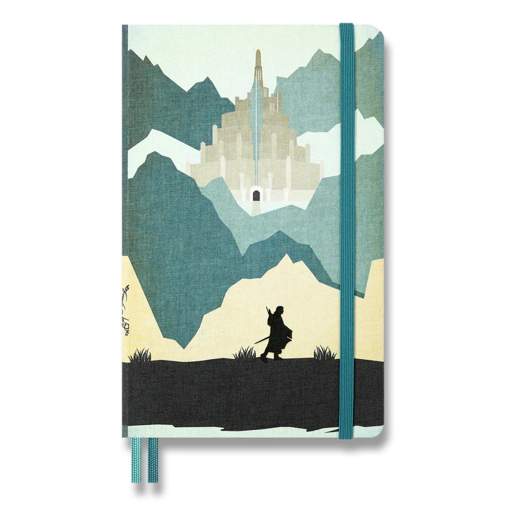 Zápisník MOLESKINE The Lord of the Rings linkovaný tvrdý L Aragorn v dárkové krabici