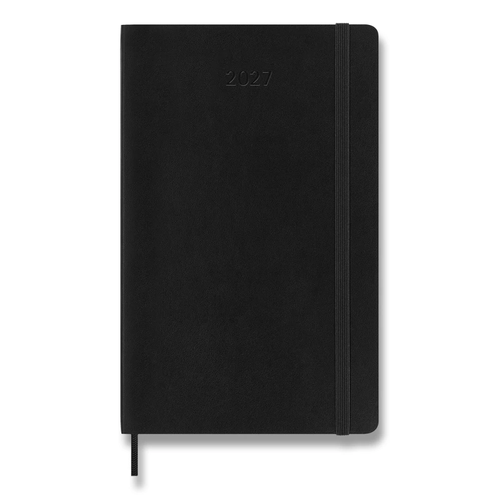 Diář Moleskine 2027 denní měkký černý L