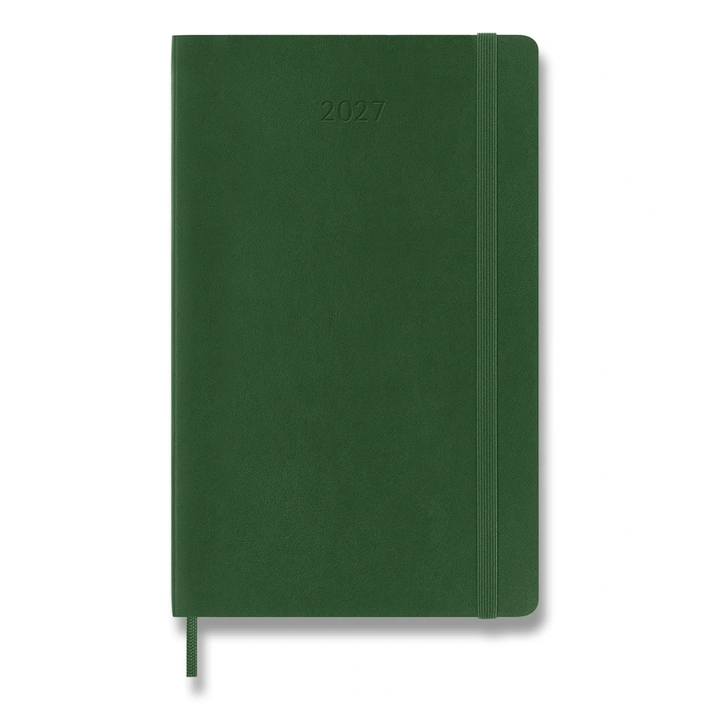 Diář Moleskine 2027 denní měkký zelený L