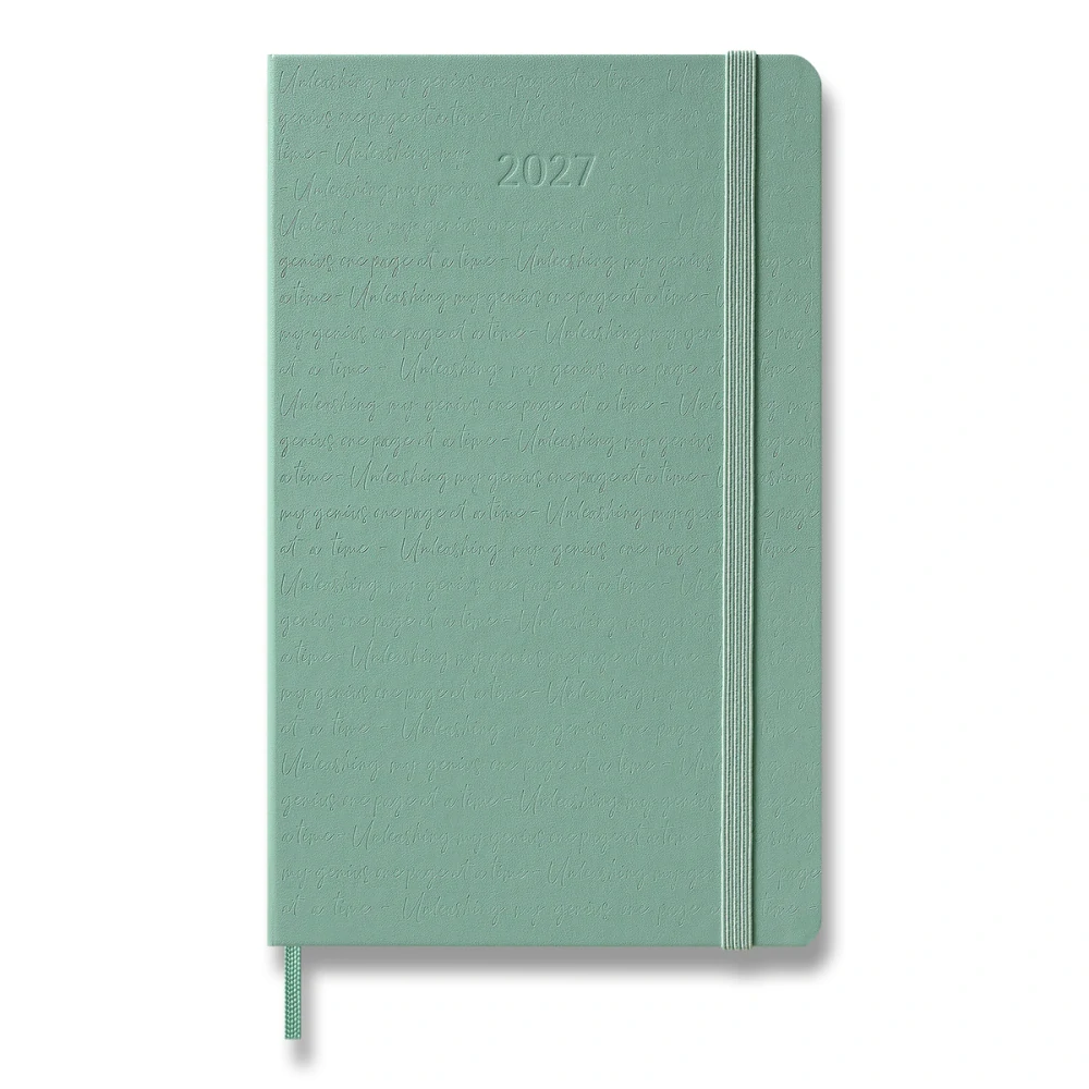 Plánovací zápisník Moleskine 2027 CP tvrdý zelený L