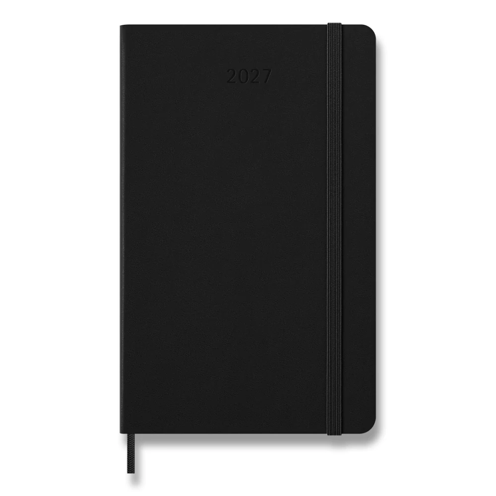 Smart plánovací zápisník Moleskine 2027 tvrdý černý L