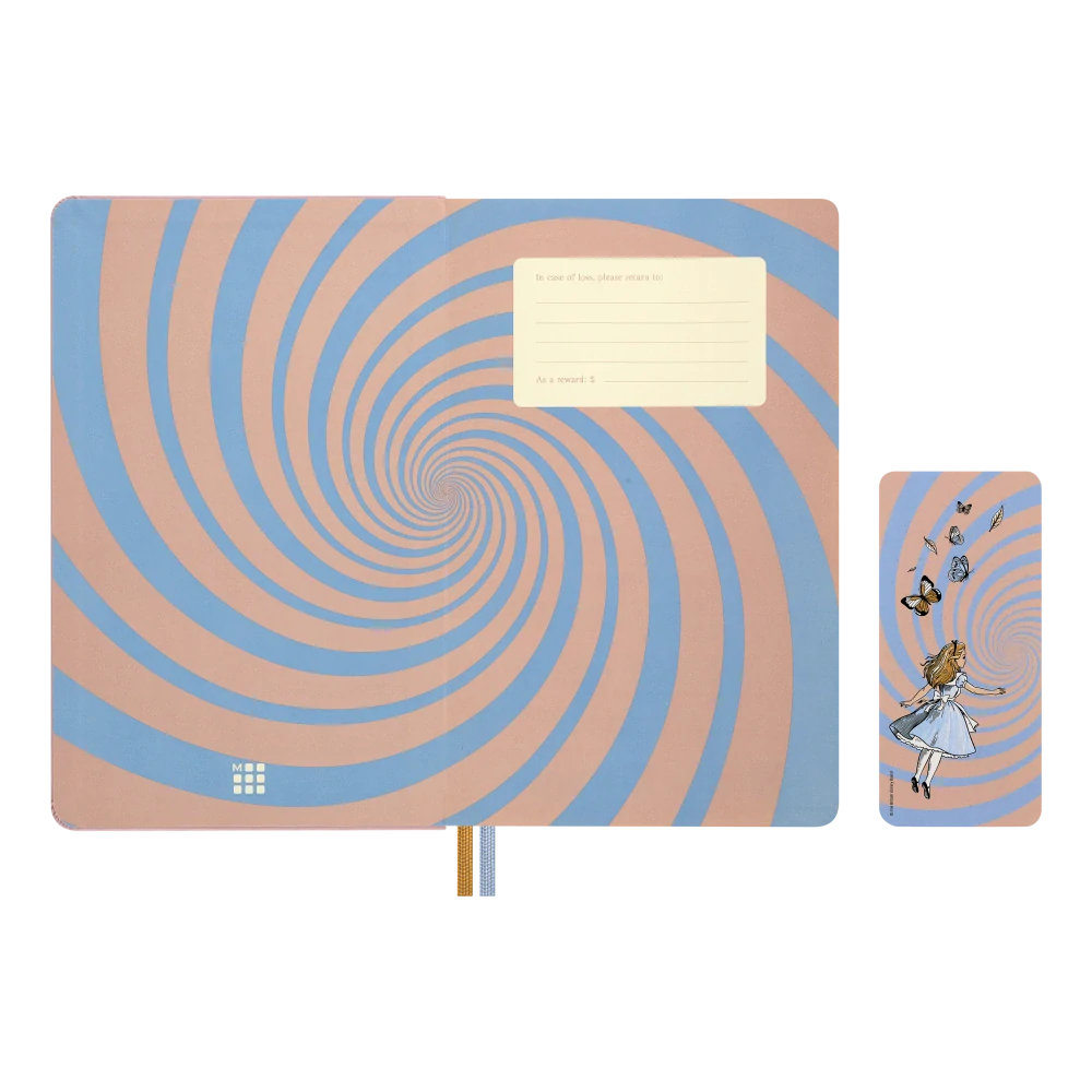 Diář MOLESKINE 2027 týdenní tvrdý Alice In Wonderland L