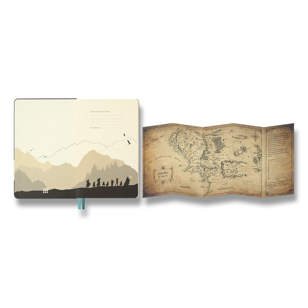 Diář MOLESKINE 2027 týdenní tvrdý The Lord of the Rings L