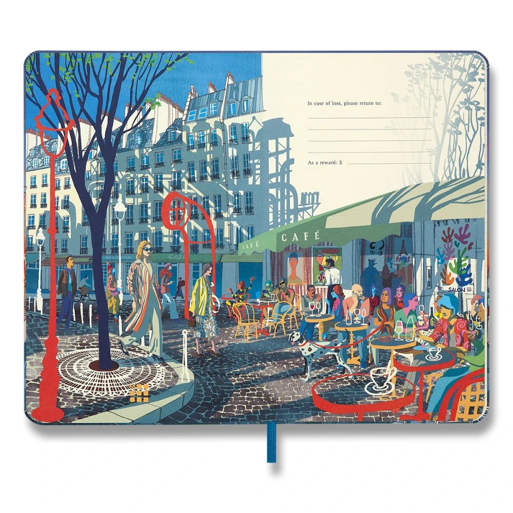 I Am Paris zápisník Moleskine linkovaný tvrdý L