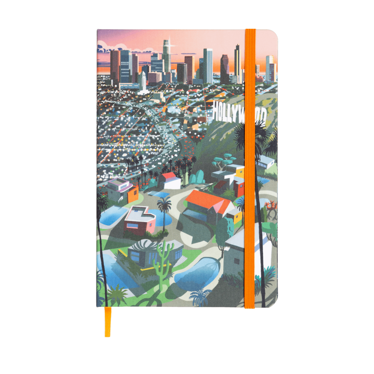 I am Los Angeles zápisník Moleskine linkovaný tvrdý L