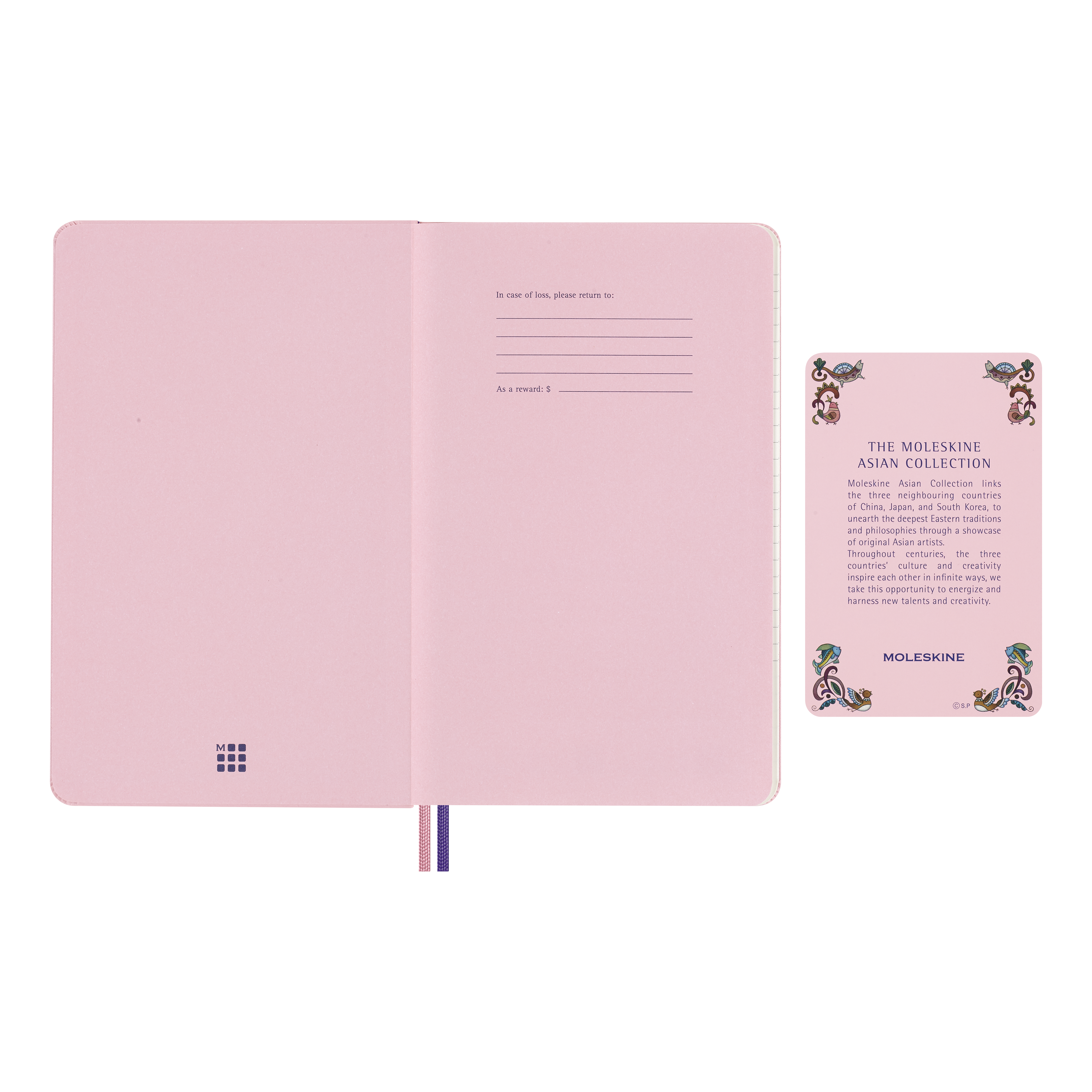 Sakura zápisník Moleskine linkovaný L