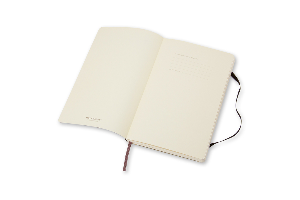 Zápisník Moleskine měkký čtverečkovaný černý S